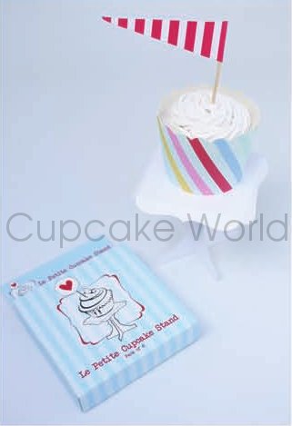 ROBERT GORDON WHITE MINI LE PETITE CUPCAKE STAND DISPLAY 6PK ROBERT GORDON WHITE MINI LE PETITE CUPCAKE STAND DISPLAY 6PK